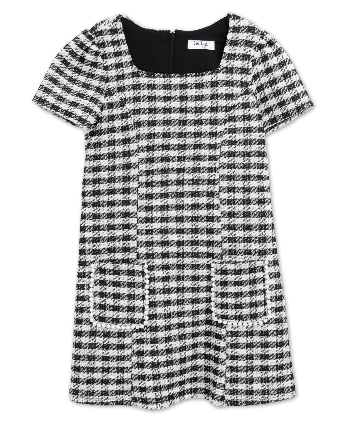 Speechless Girls' 7-16 Manual Create Style Short-Sleeve Dress