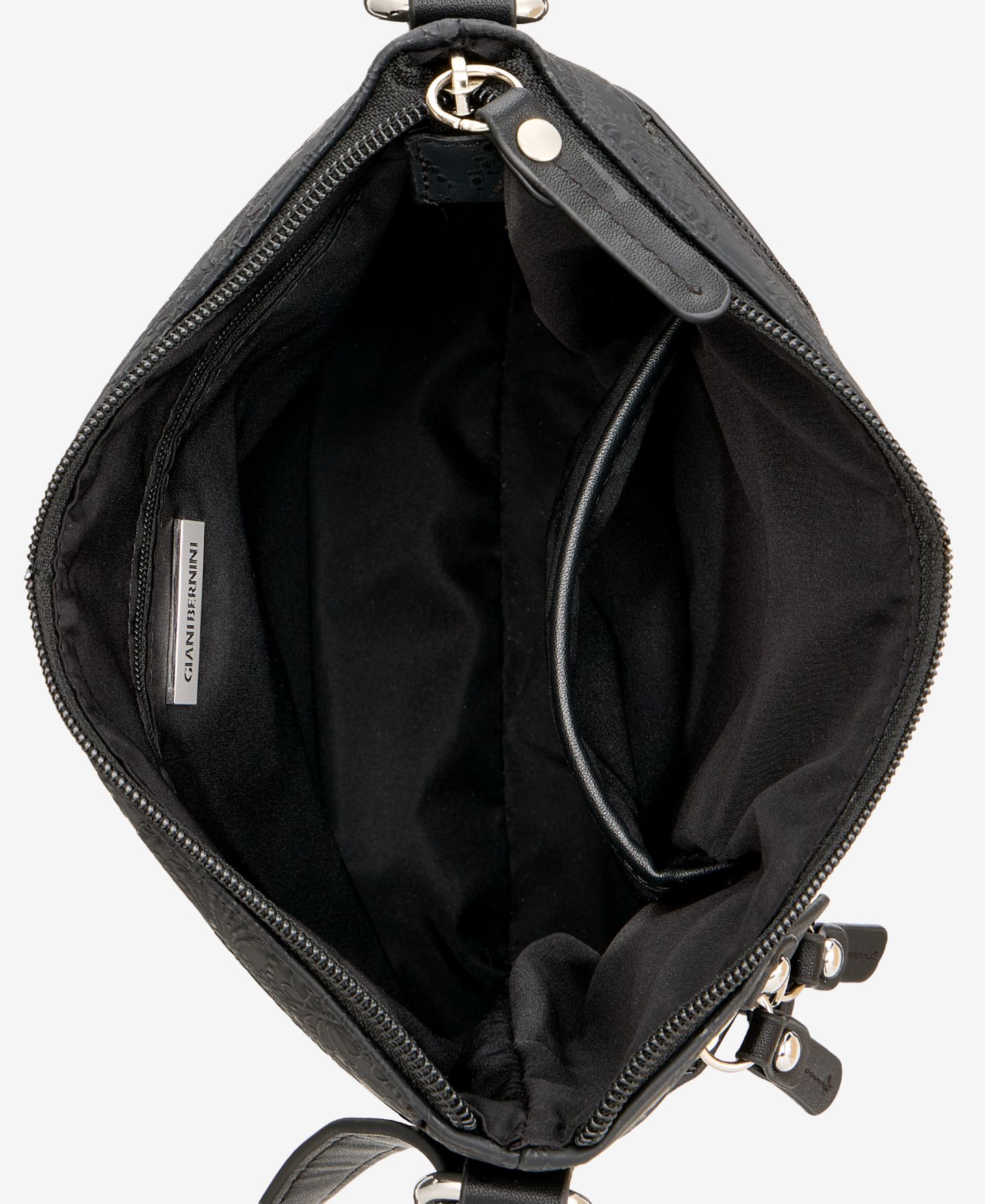 Женская сумка Giani Bernini Paisley Deboss Promo N/S Crossbody, цвет: Чёрный — фото 7