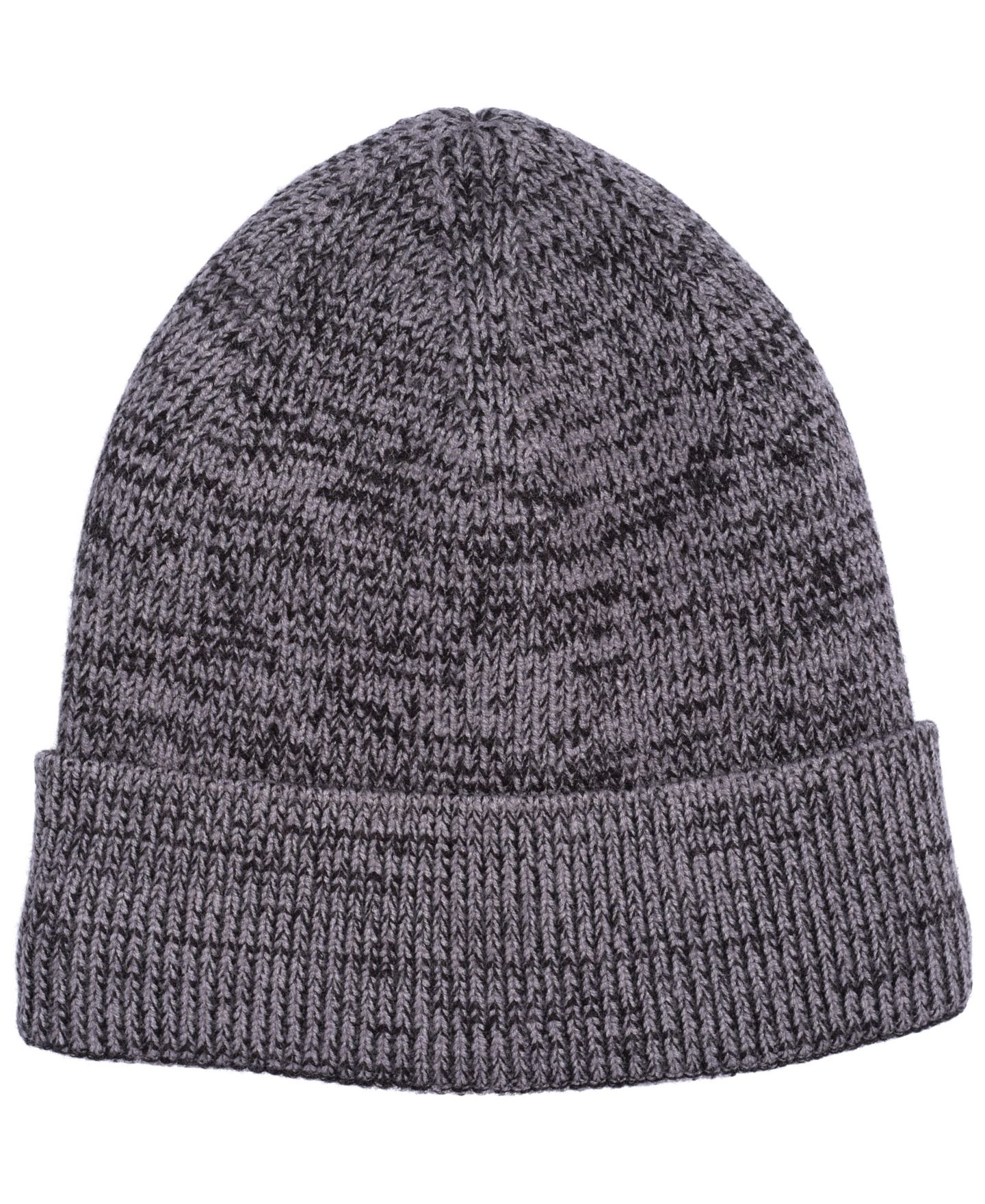 Мужская шапка Alfani Fleece-Lined Chevron, цвет: Чёрный — фото 1