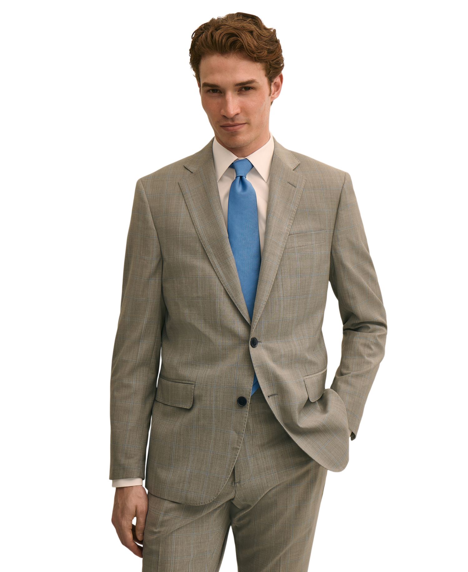 Men's Wool-Blend Stretch Classic-Fit Suit Jacket