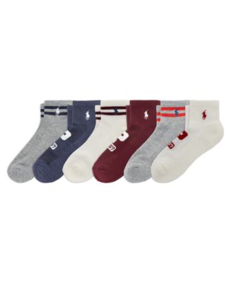 Women's Varsity Polo 1967 Crew Socks, 6-Pack