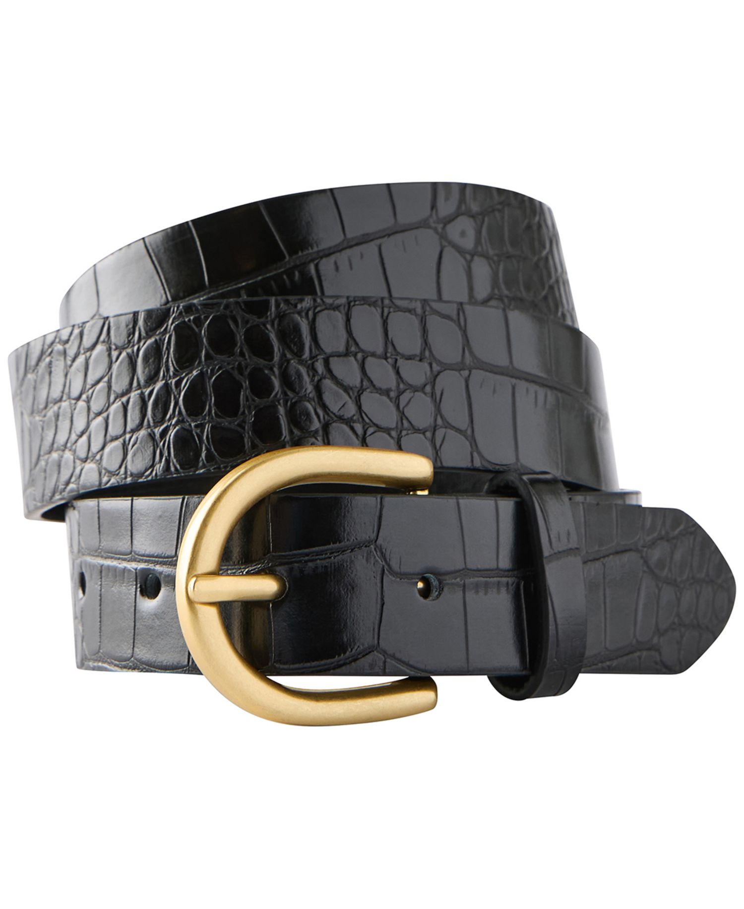 Men's Croc Embossed Belt