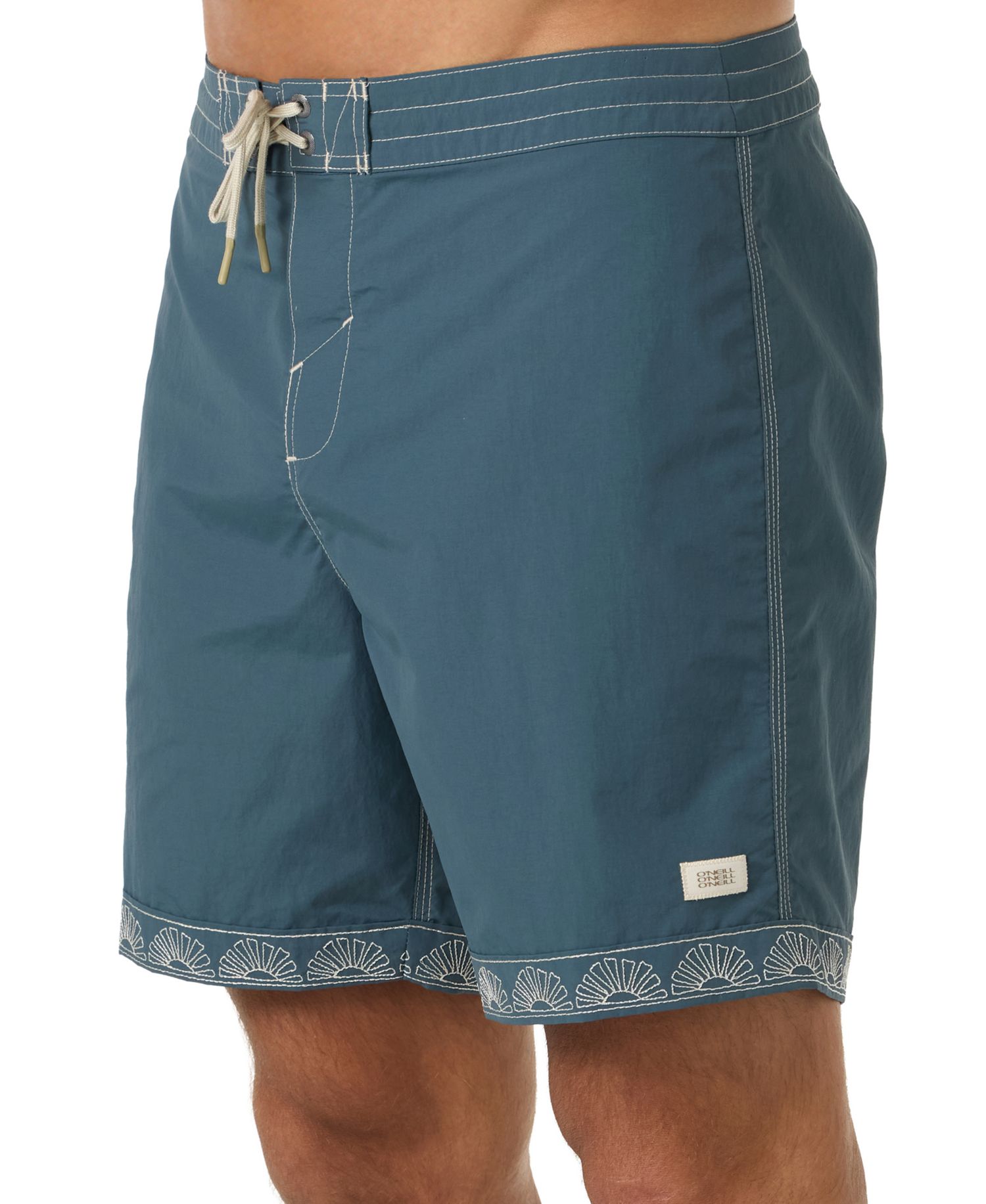 Men's Fixed Waist Board Shorts, 8" Inseam