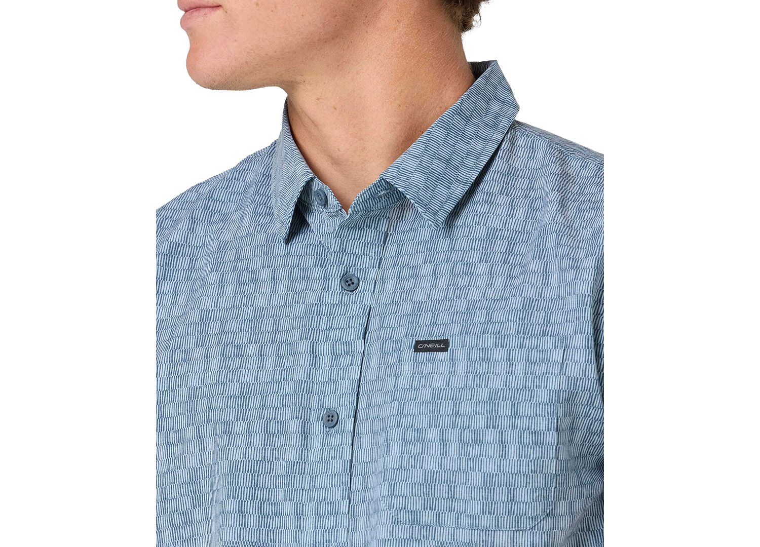 Men's Button-Up Collared Woven Shirt