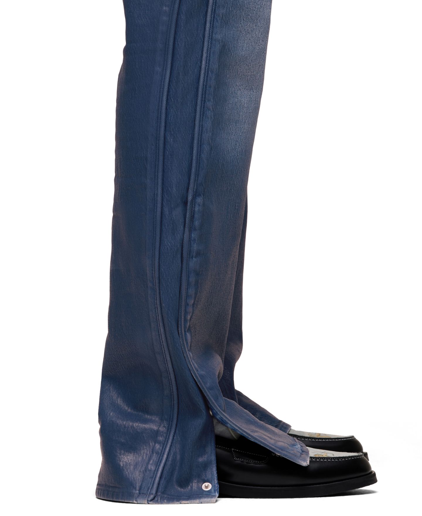 Мужские джинсы Hudson Jeans Walker Track Zip-Fly Bootcut, цвет: Тёмно-синий — фото 4