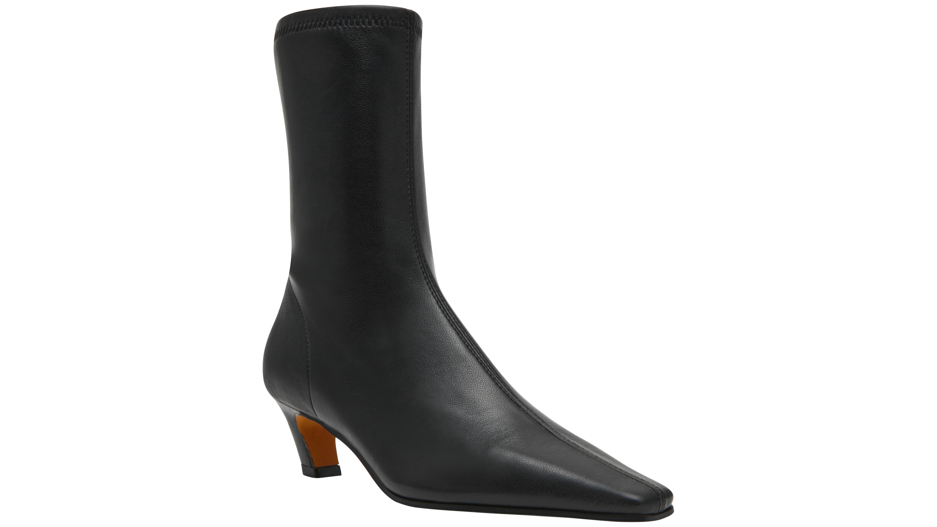Steve Madden Women's Kimmens Kitten Heel Sock Booties