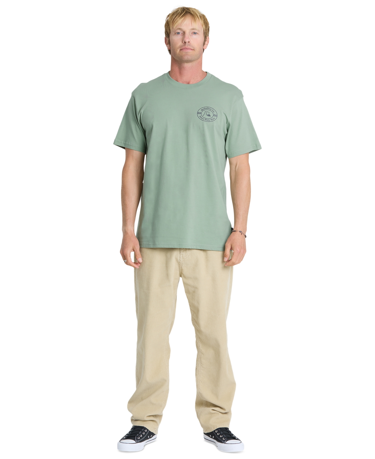 Quiksilver Men's Crewneck Cotton T-Shirt