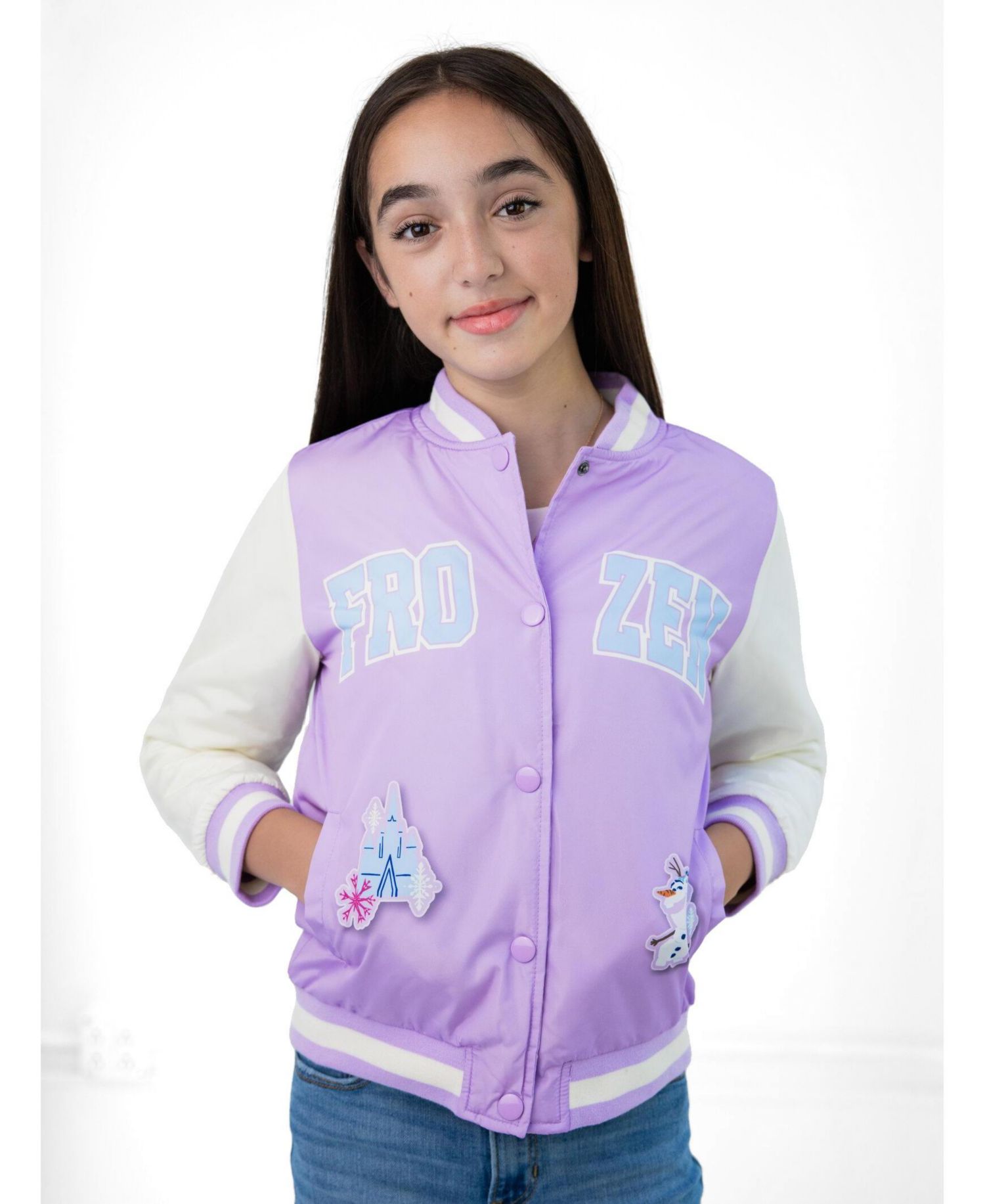 Little Girls' Varsity Bomber Jacket