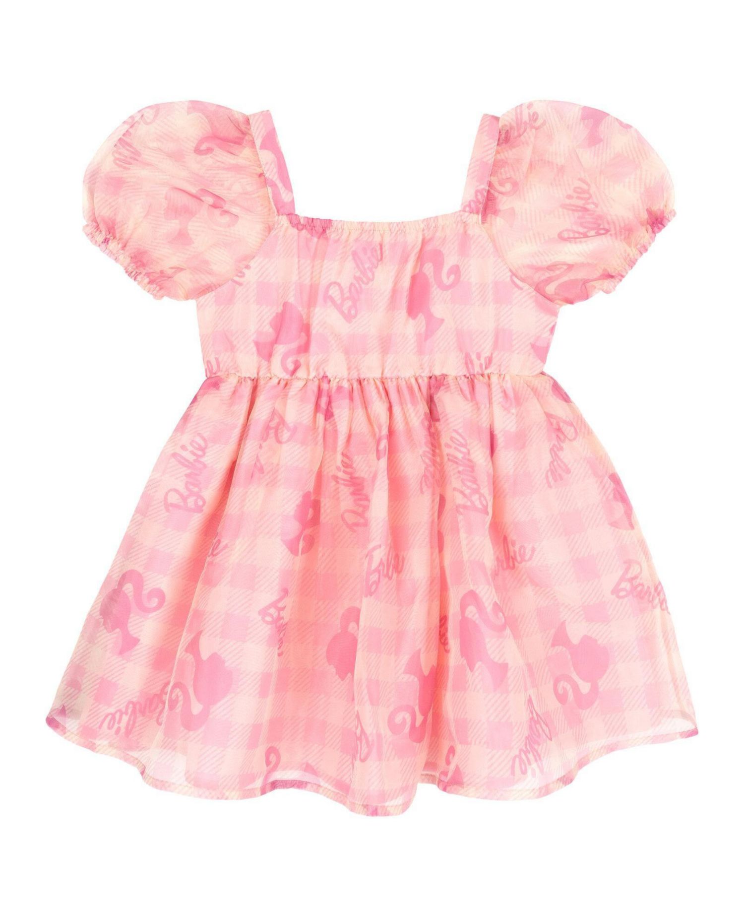 Girls' Short Sleeve Flare Dress