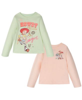 Moana Girls' 2-Piece Long Sleeve T-Shirt Set (2T to 12)