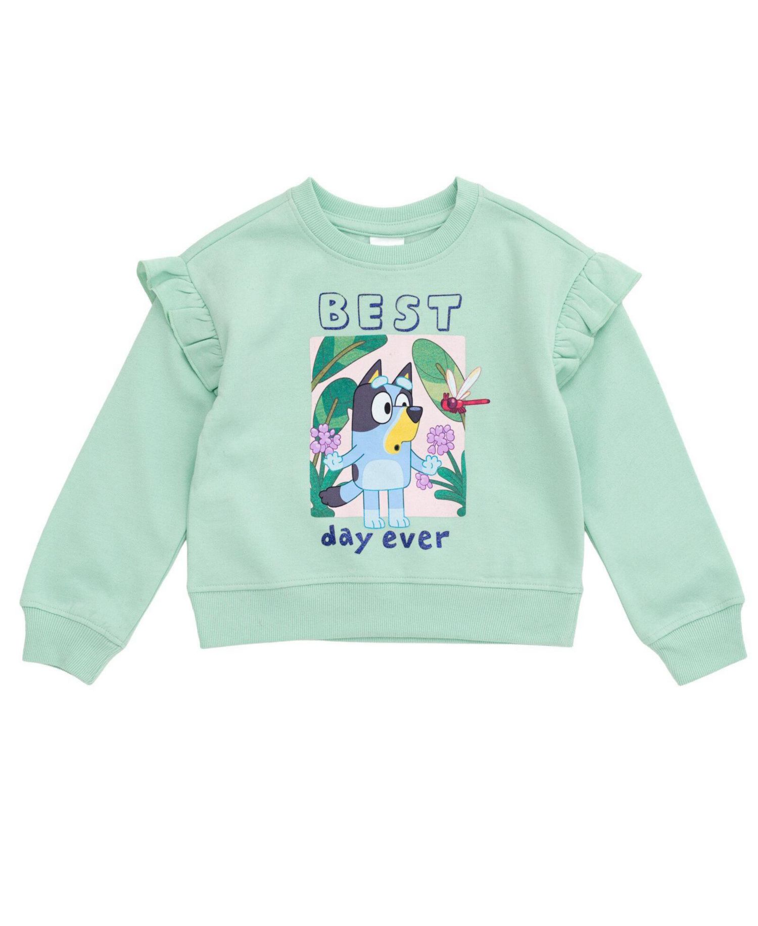 Girl's (5-12) 2-Piece Fleece Sweatshirt and Pants Set