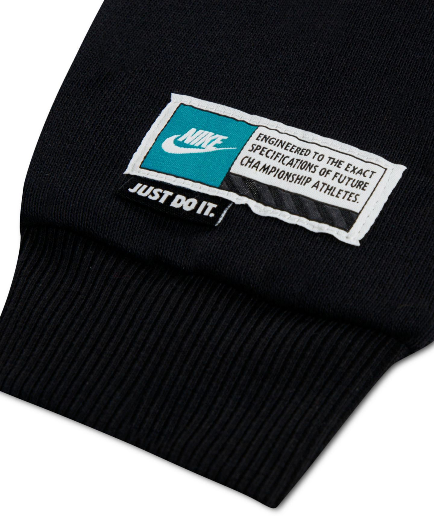 Свитшот Nike Sportswear Multisport Fleece Sweatshirt для мальчиков-малышей, цвет: Чёрный — фото 4
