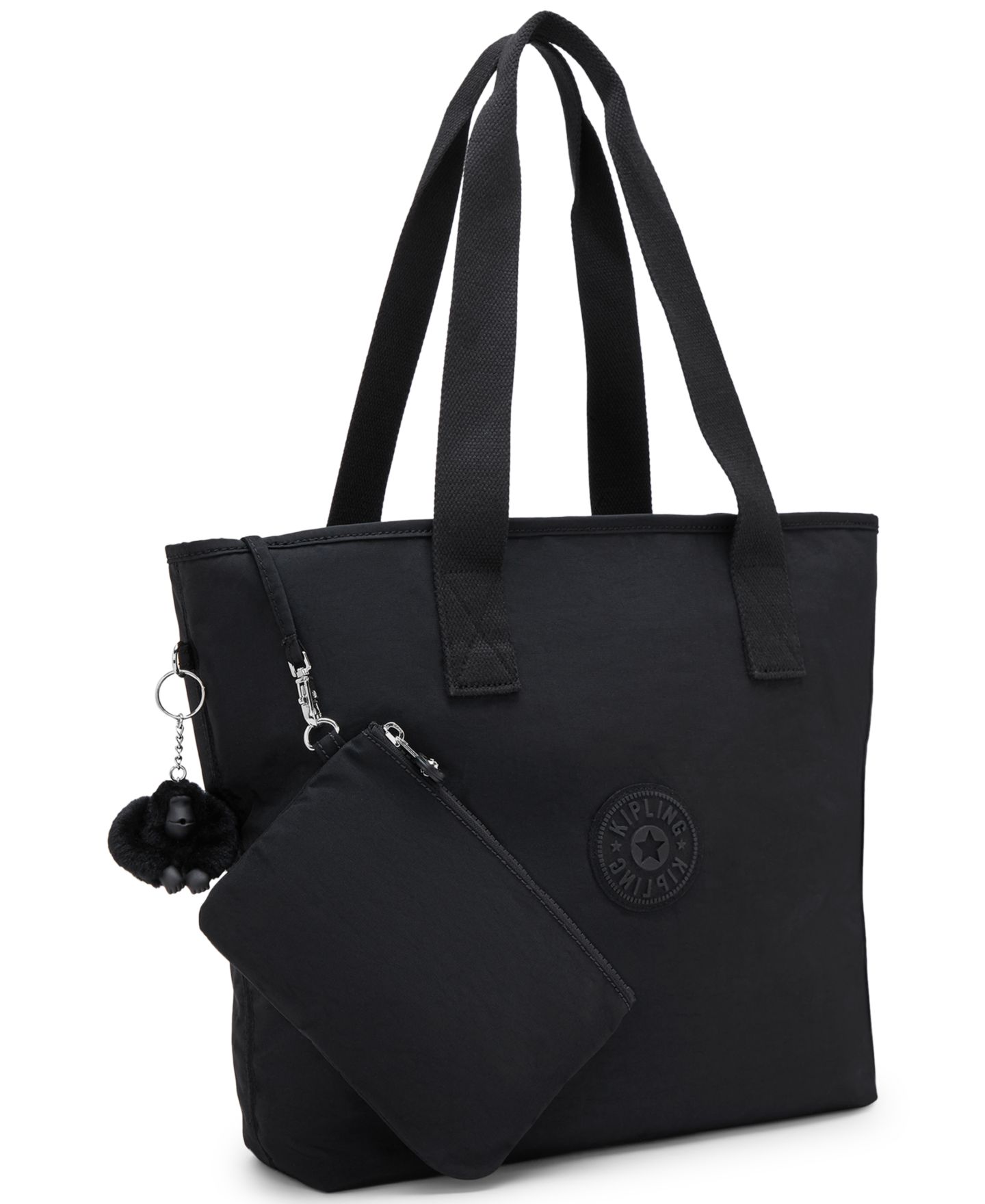 Женская сумка Kipling Anina Extra-Large Tote Handbag, цвет: Чёрный — фото 3