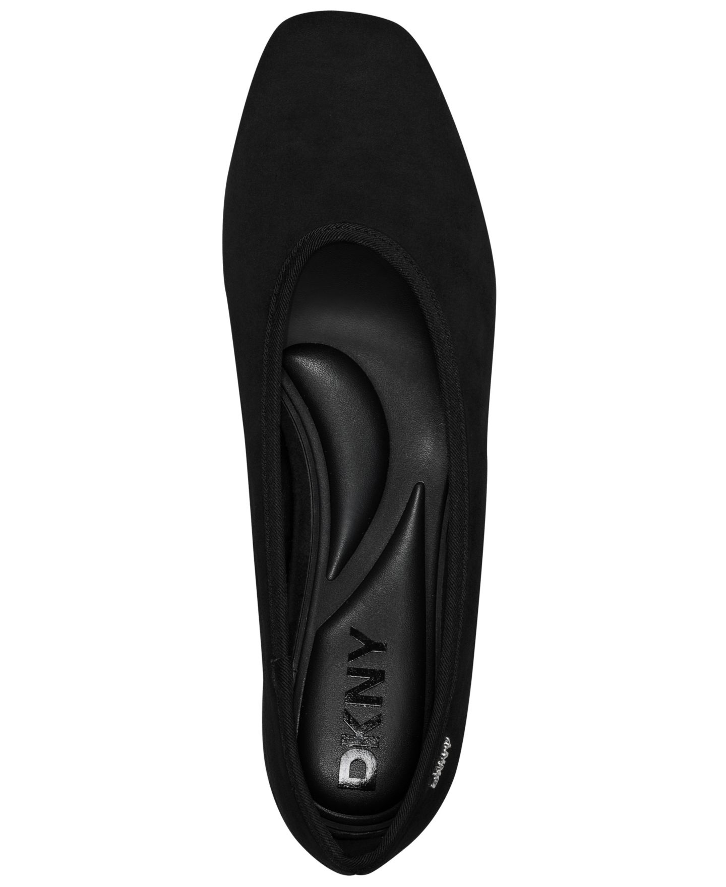 Женские балетки DKNY Diantha без застёжки, цвет: Чёрный — фото 4