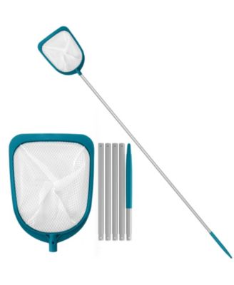 Pool Skimmer Net With Pole Fine Mesh Leaf Debris Removal