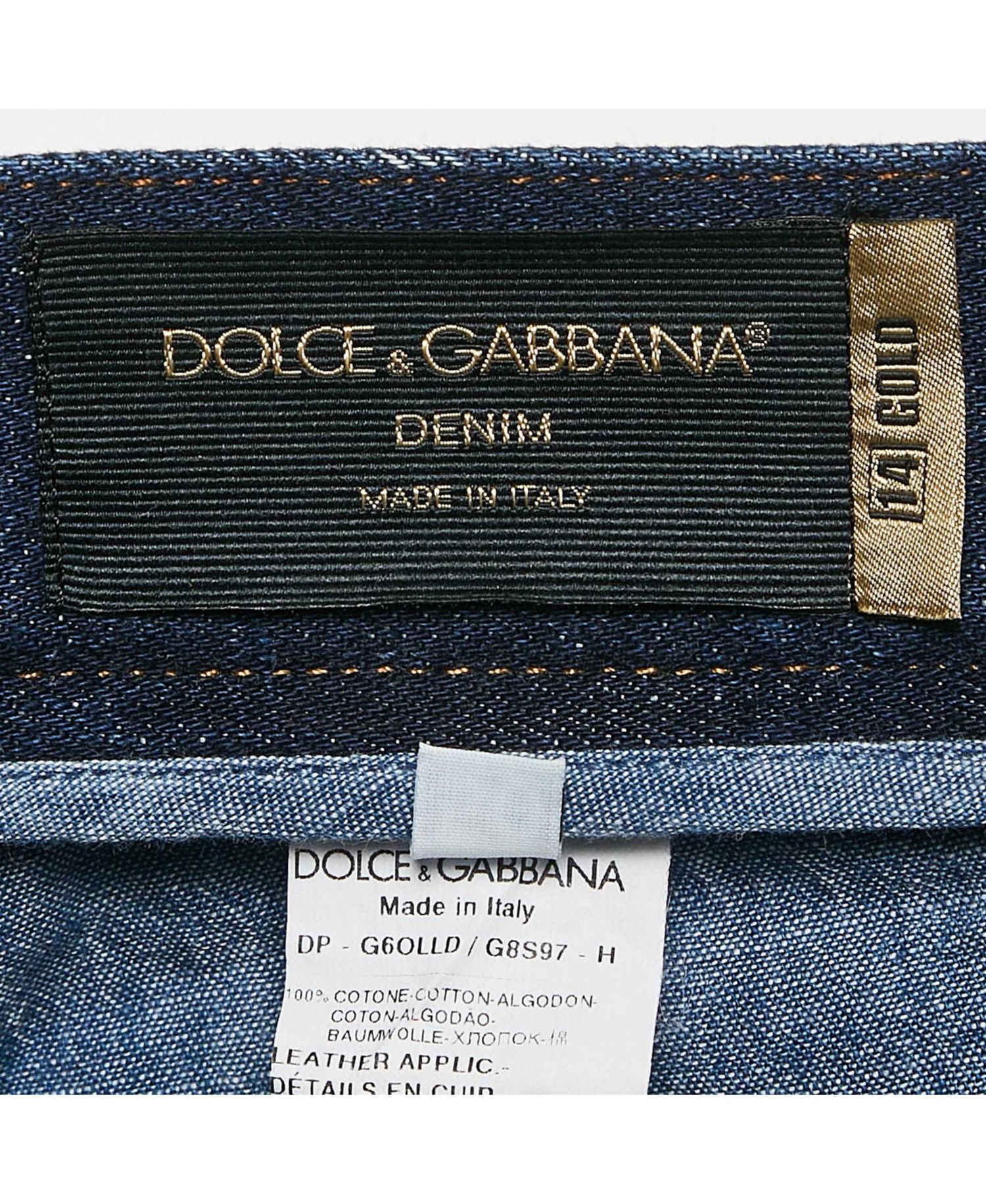 Men's Distressed Denim Jeans