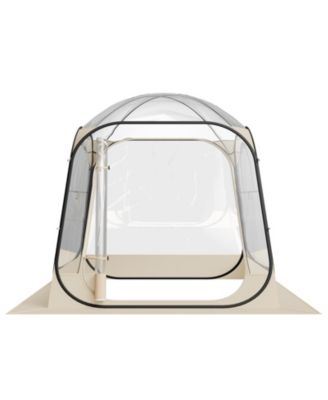 Pop up Sports Tent 72x72 in Outdoor Clear Bubble Tent Weather Proof Pod