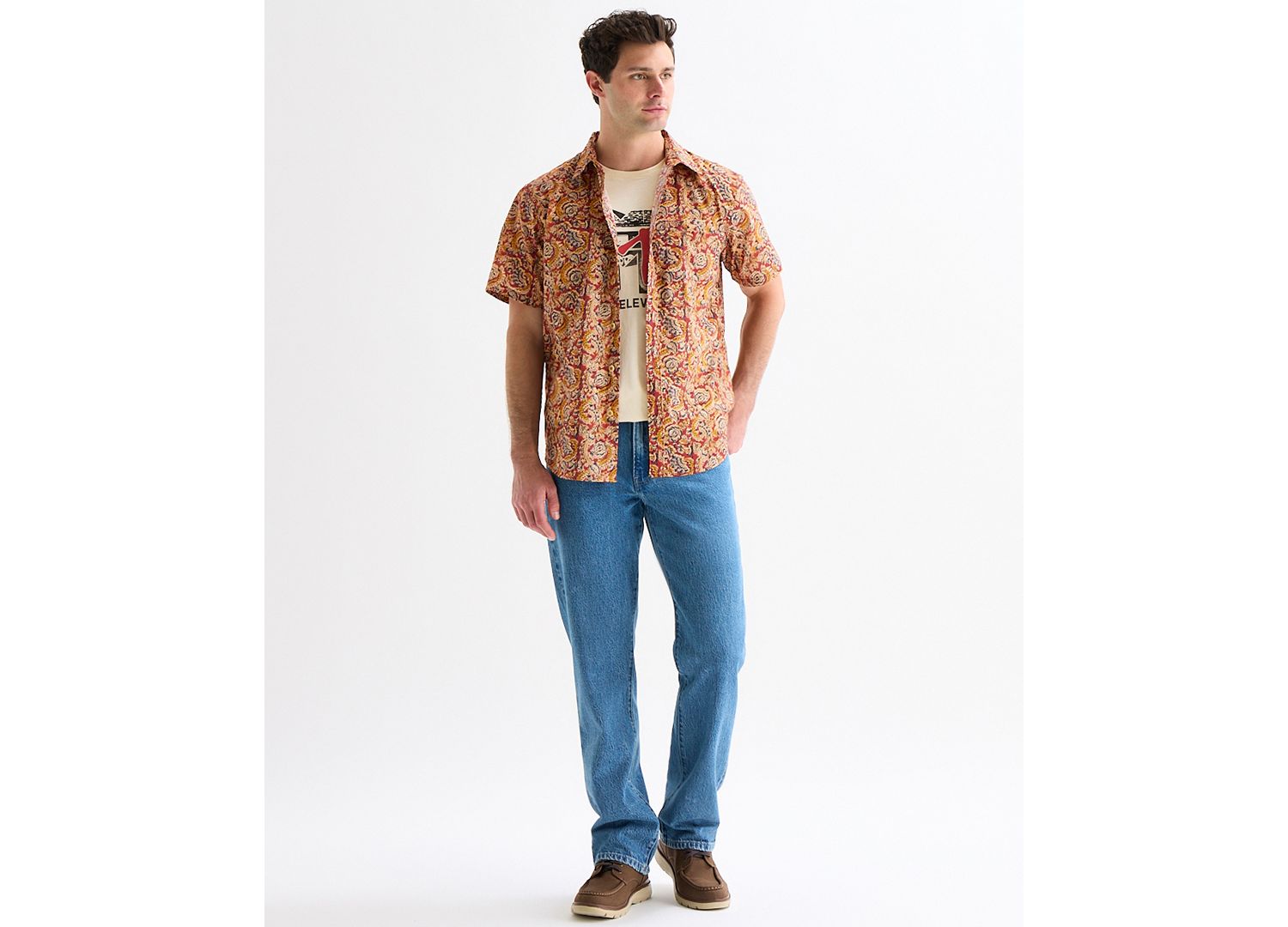 Men's San Gabriel Floral-Print Shirt