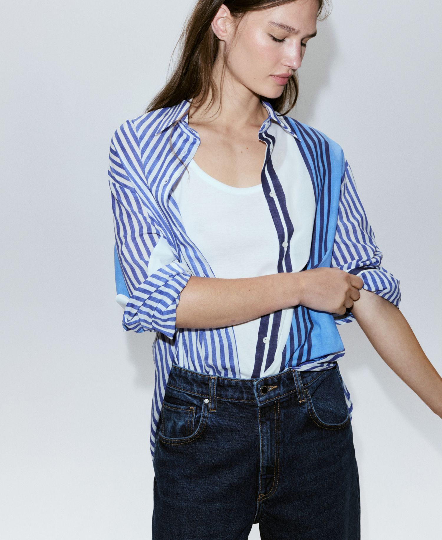 Women's Cotton Striped Shirt
