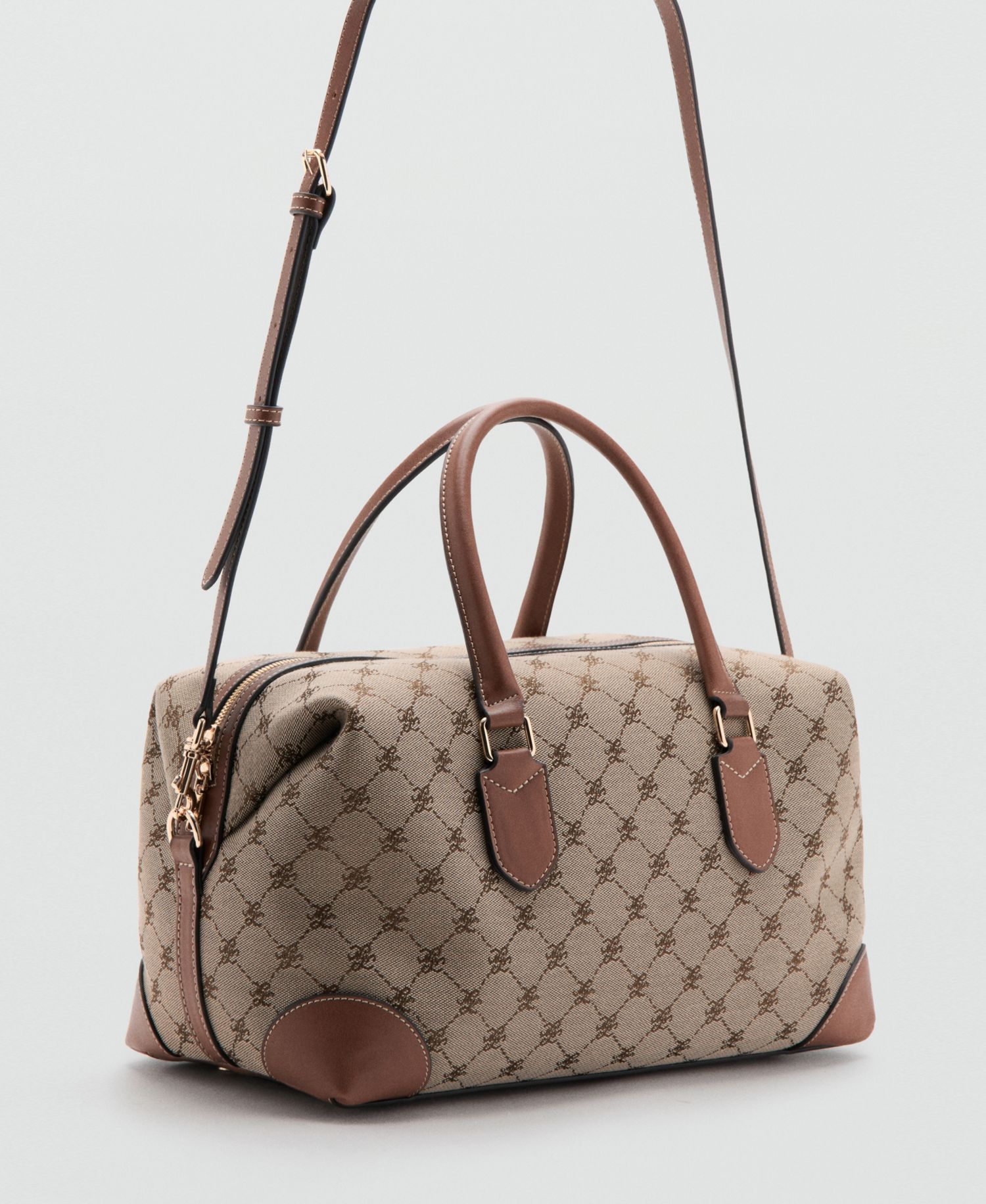 Women's Logo Jacquard Bowling Bag