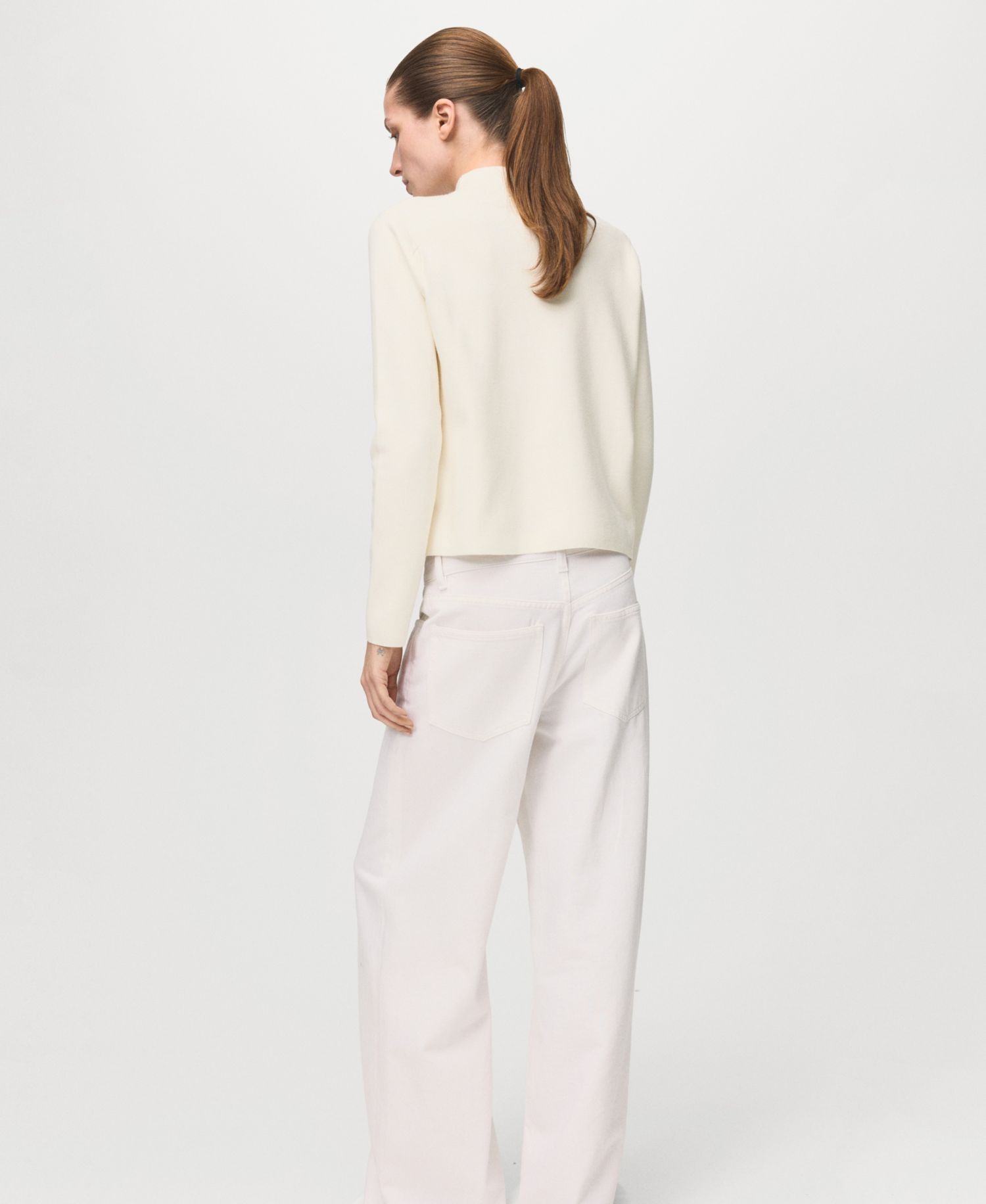 Women's Perkins Neck Knitted Sweater