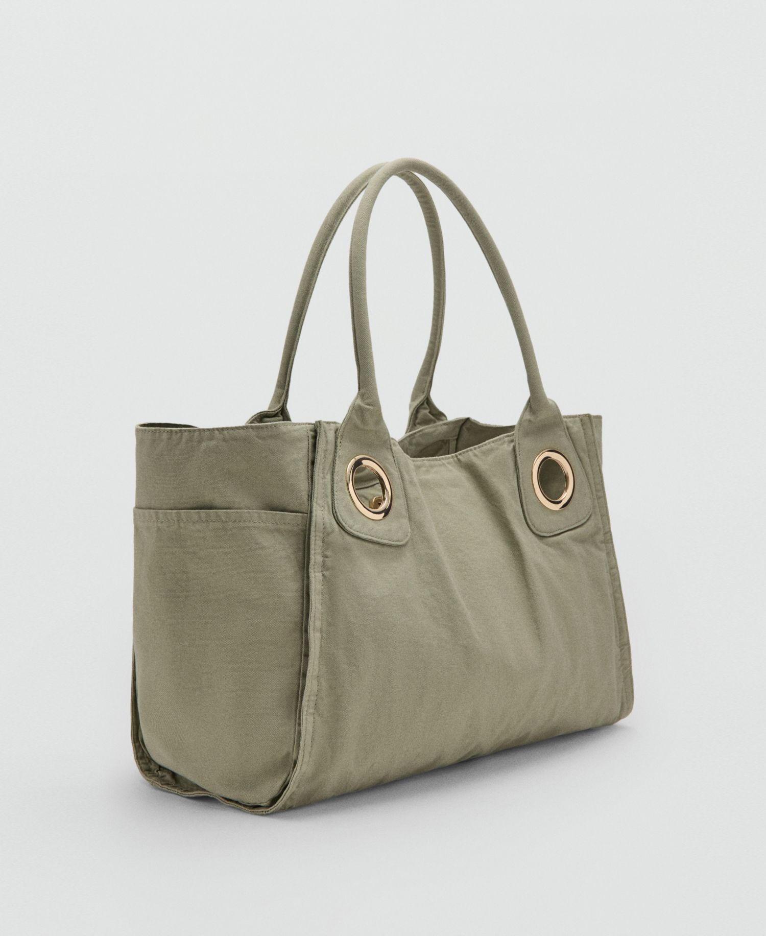 Women's Eyelets Canvas Bag