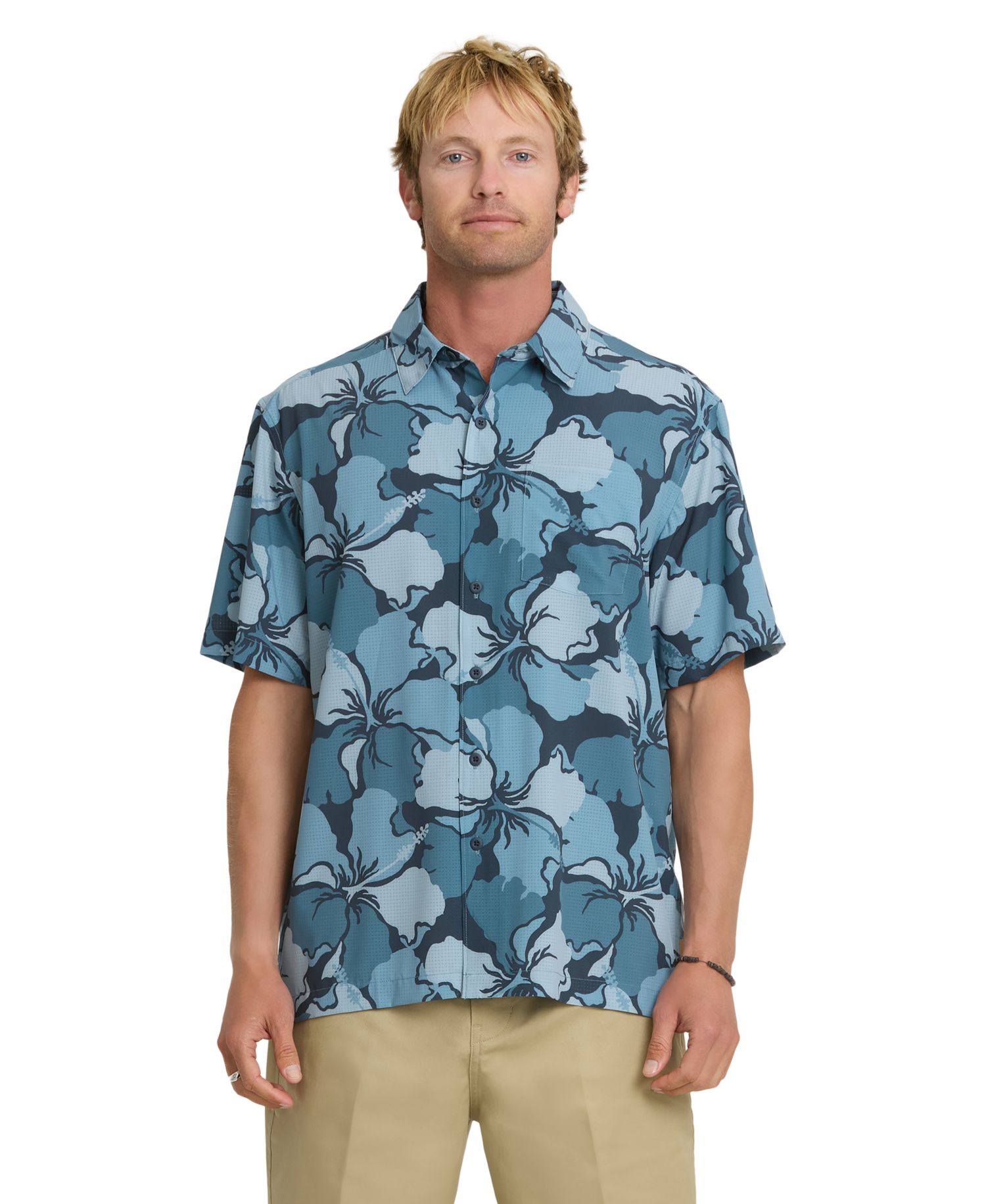 Men's Mix Perform Short-Sleeve Shirt