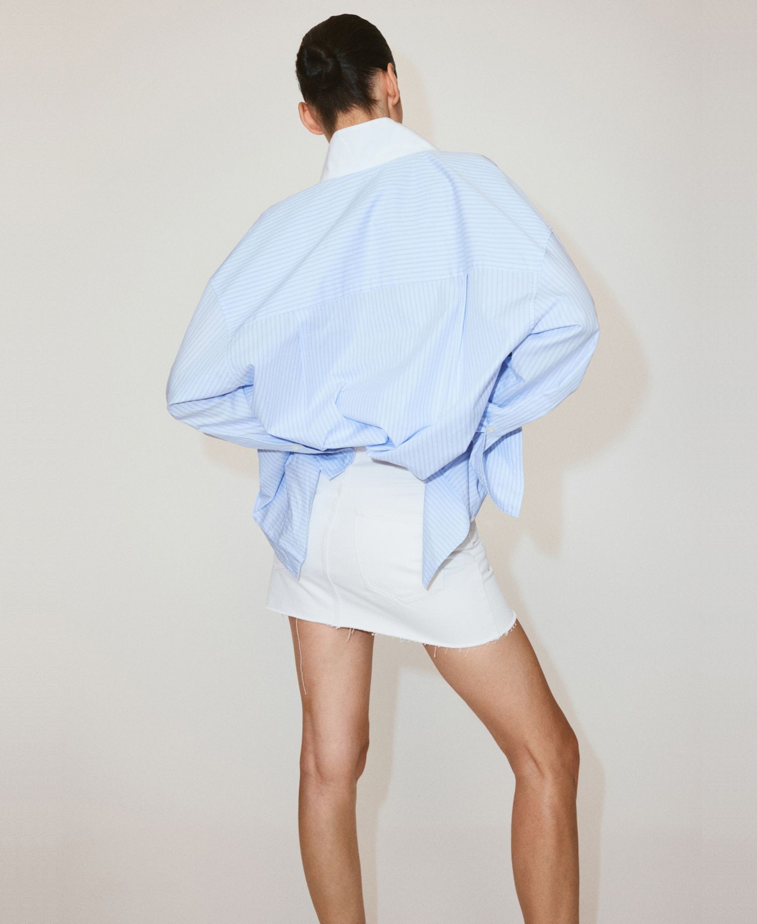 Women's Mid-Rise Denim Skirt