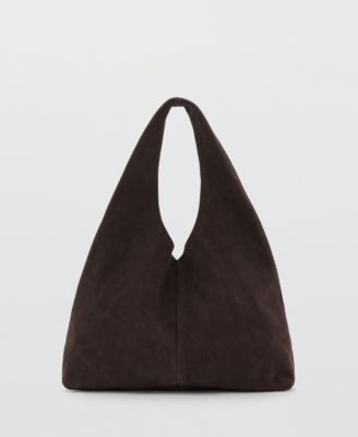 Women's Suede Shopper Bag