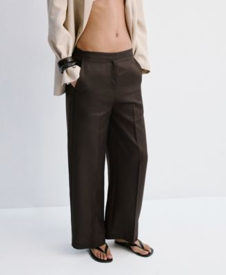 Women's High-Waisted Lyocell Pants