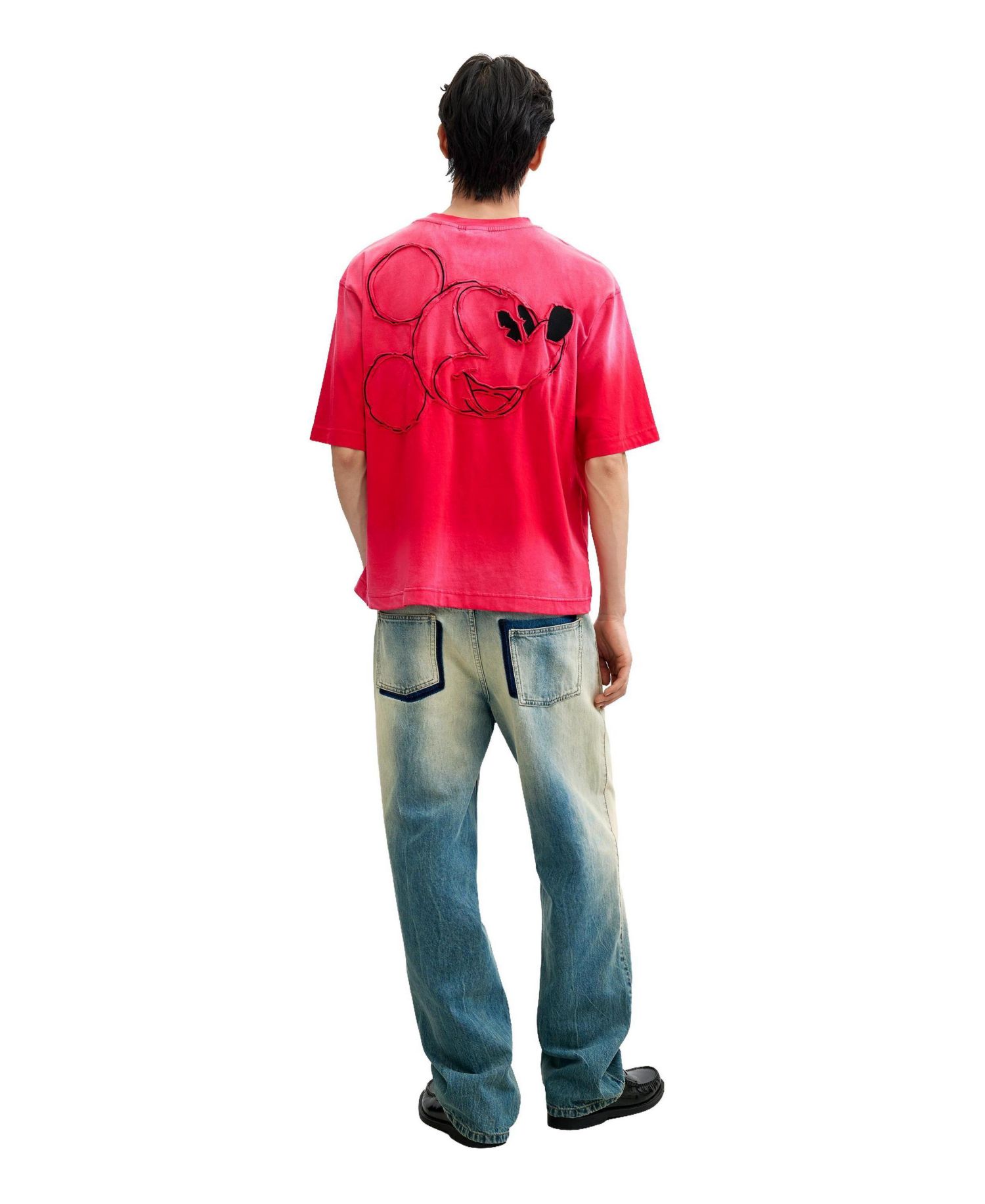 Men's Embroidered Mickey T-shirt
