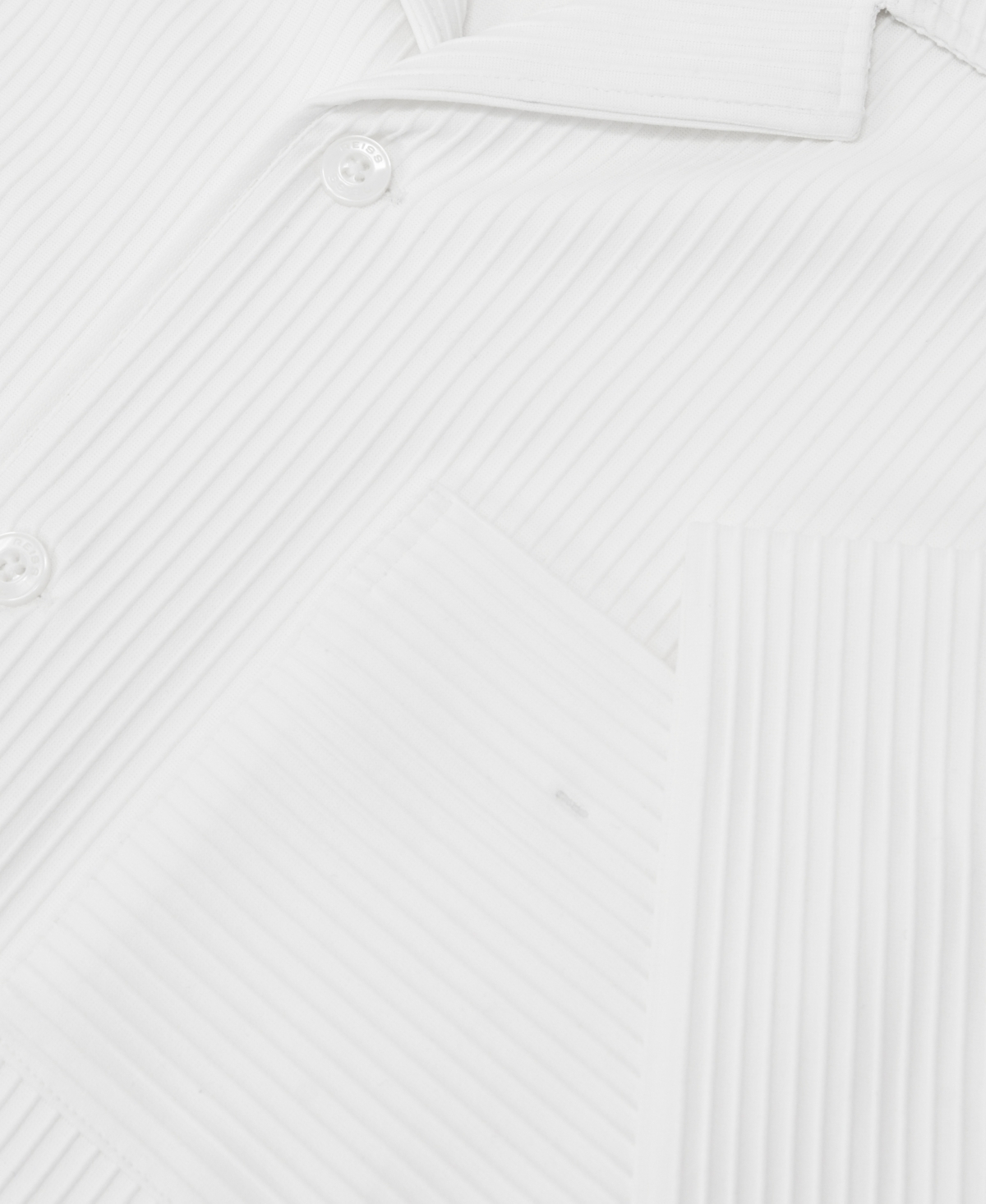 Reiss Men's Odessa Ribbed Cuban-Collar Shirt