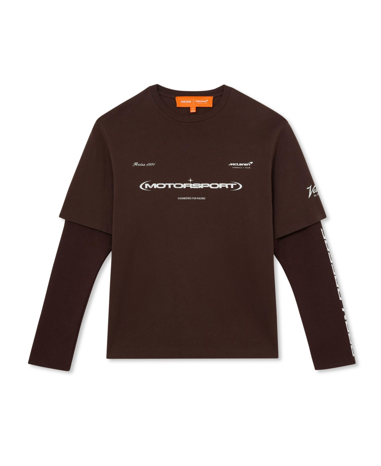 Men's Rovik McLaren Racing Double-Layer Relaxed T-Shirt Unisex-Fit
