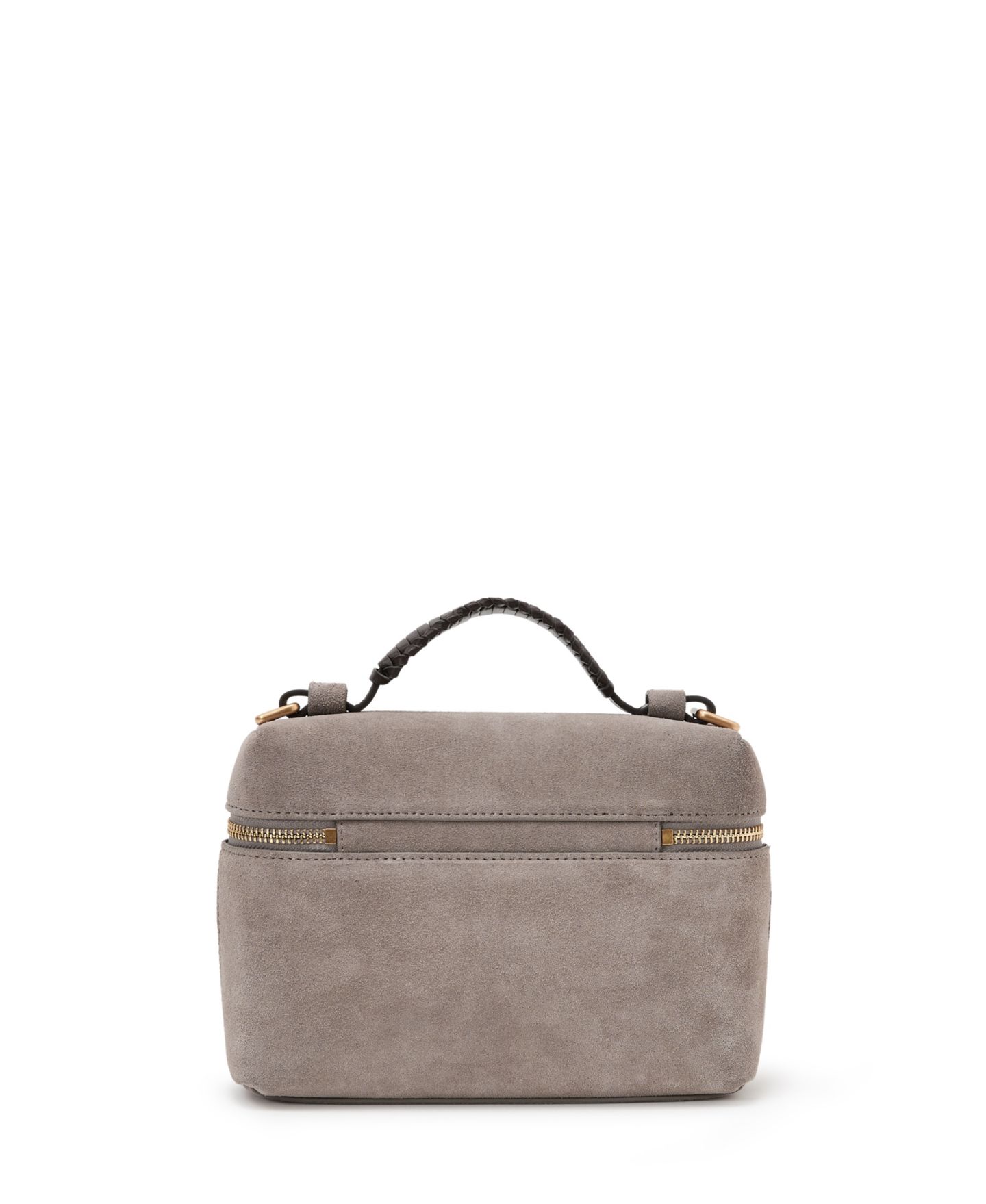 Женская сумка REISS Ines Suede Vanity Cross-Body, цвет: Серый — фото 2