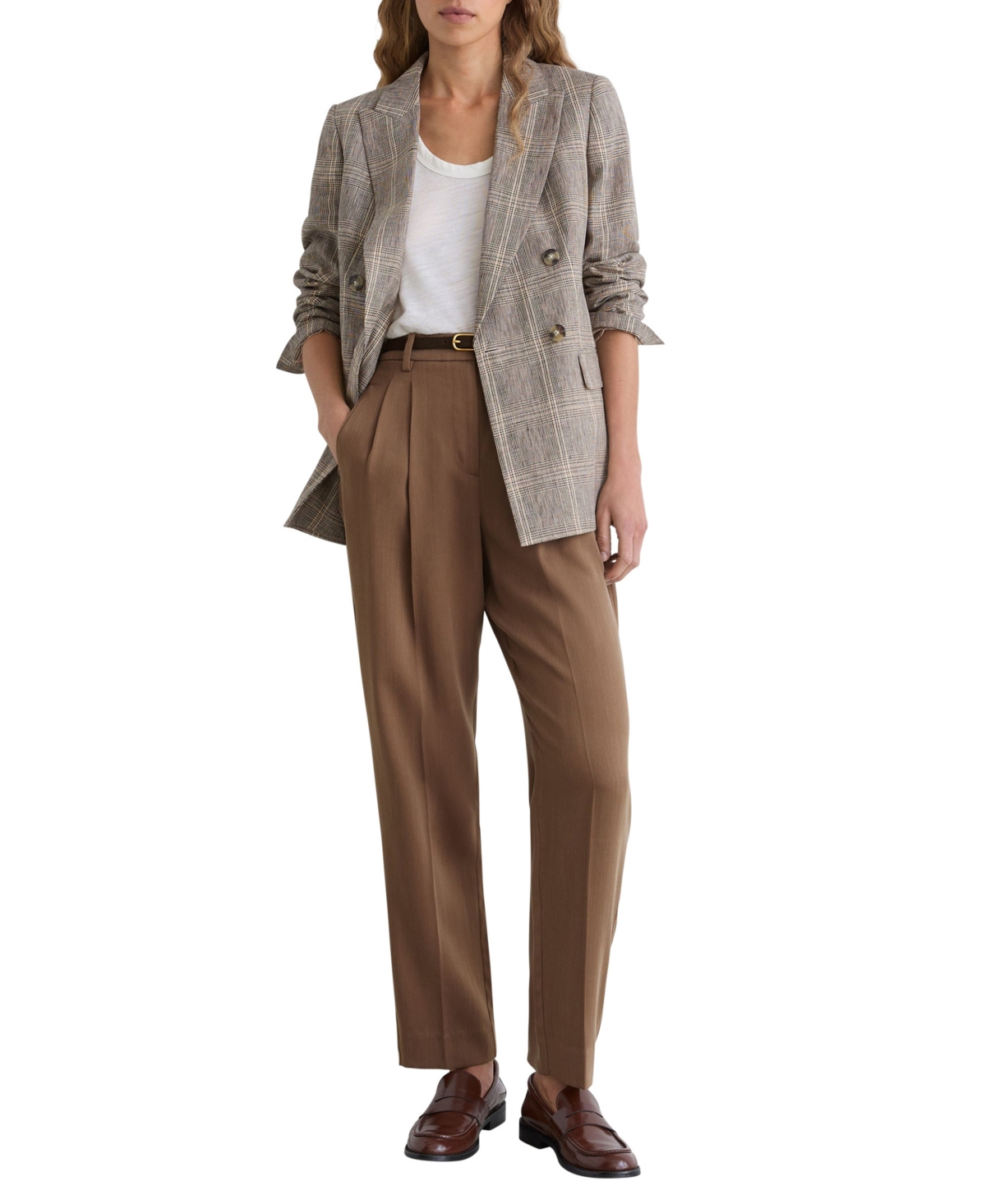 Reiss Women's Clay Fluid Taper Pants