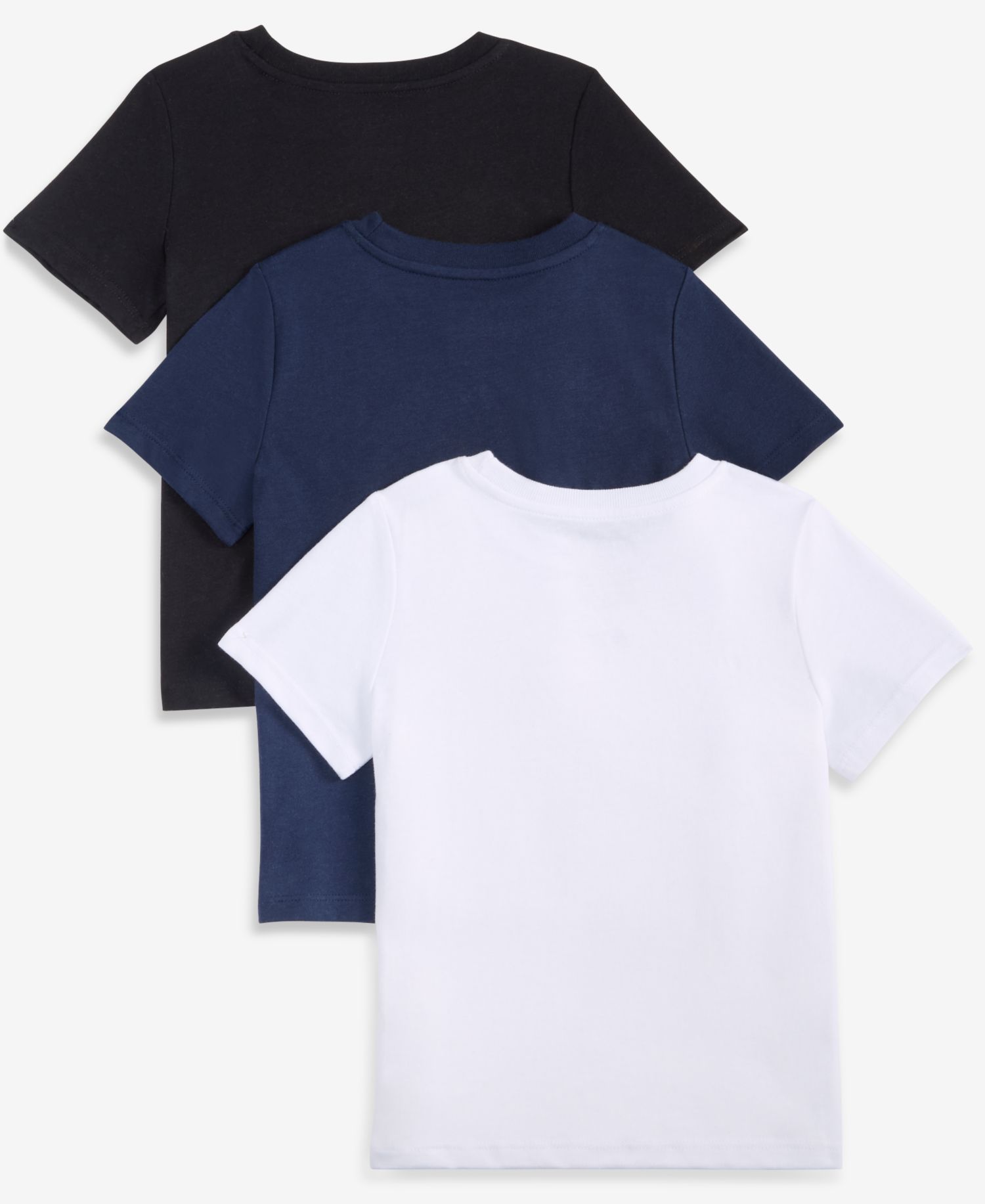 Toddler Boys' 12M-5T Short-Sleeve Solid T-Shirts, 2+1 Free Bonus Pack