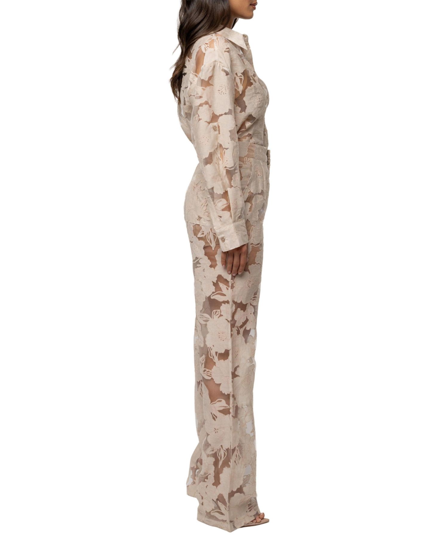 Women's Organza Floral Pant