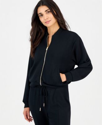 Petite Zip-Up Bomber Jacket