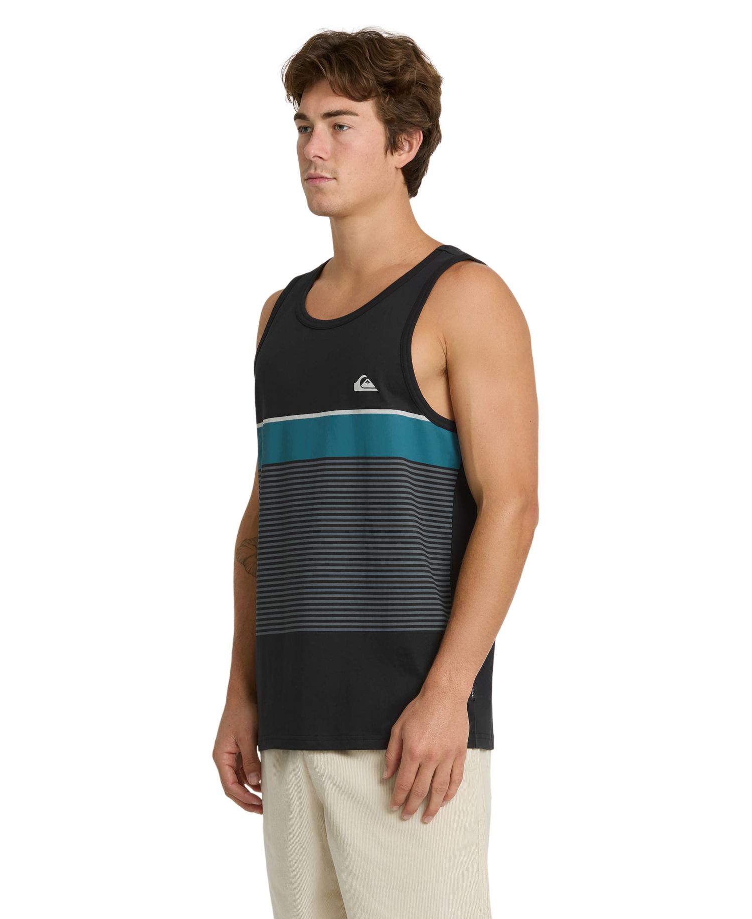 Men's Tijuana Striped Cotton Tank Top