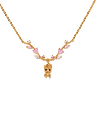 Crystal Marvel's Groot Heartline Necklace