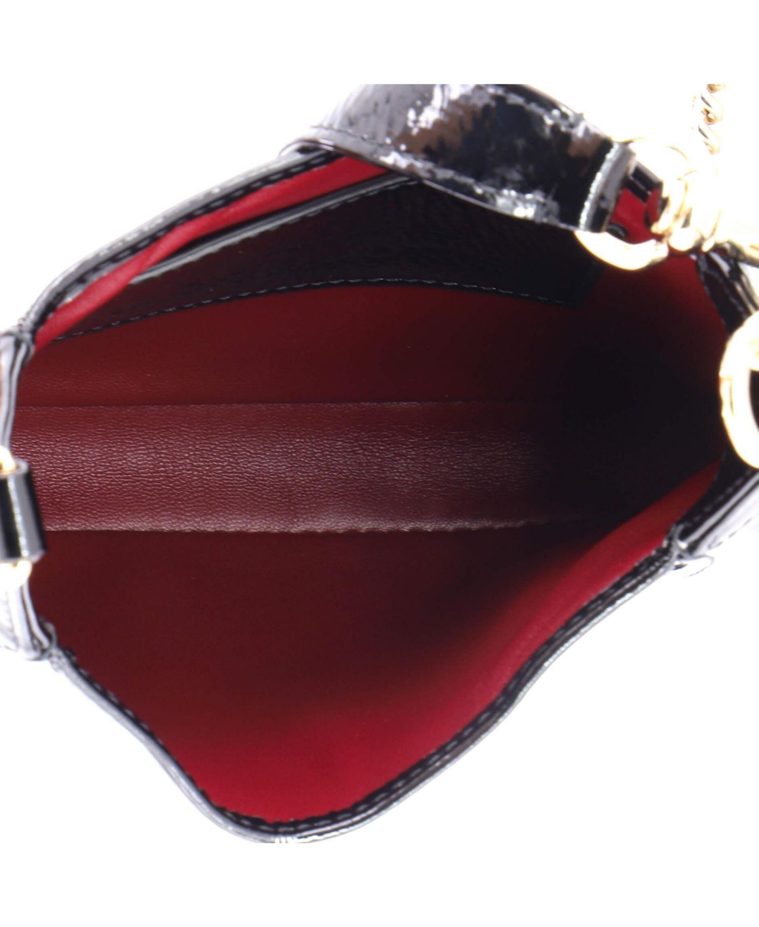 Mini Jackie Notte Chain Hobo Patent