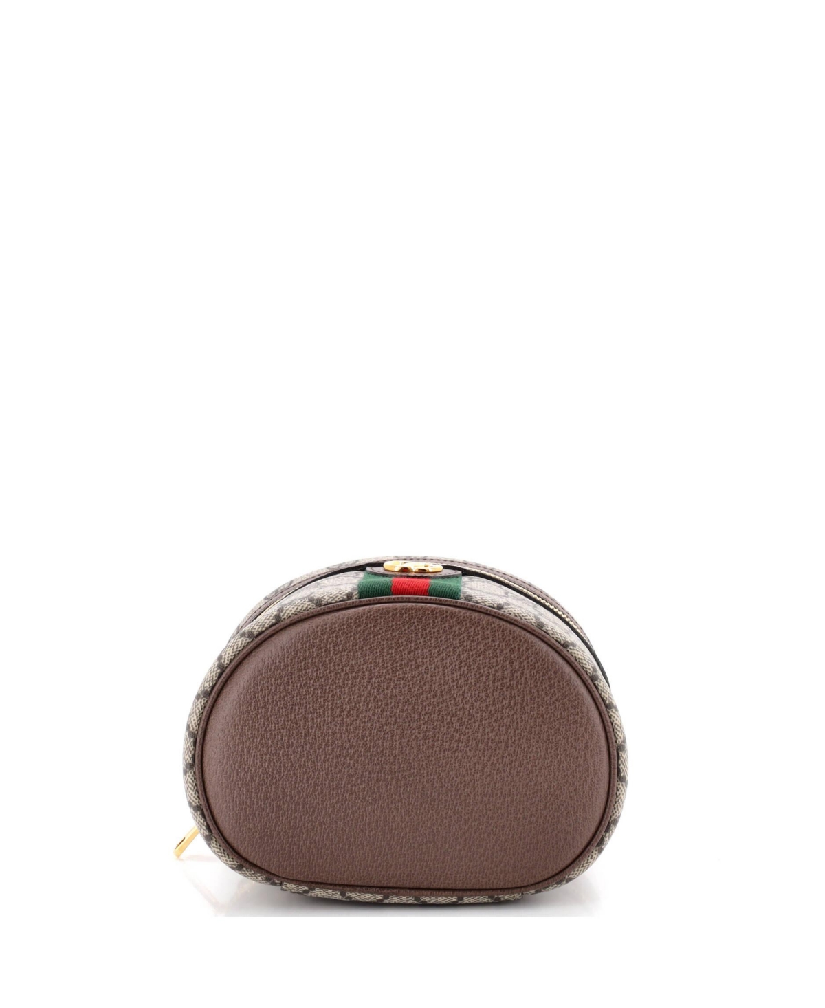 Pre-Owned Gucci Mini Ophidia Top Handle Cosmetic Case Gg Coated Canvas