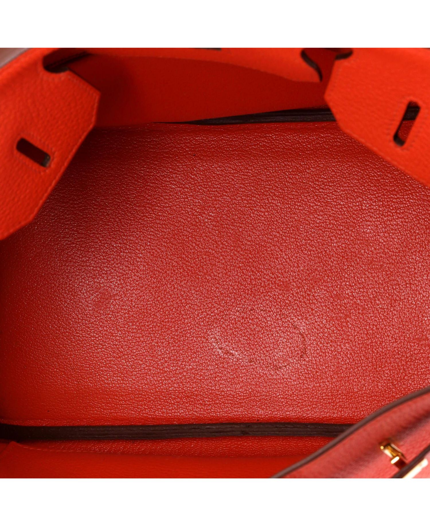 Birkin 30 Handbag Orange Togo with Gold Hardware