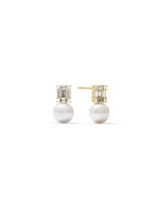 Liten Freshwater Pearl Stud Earrings in 925 Sterling Silver