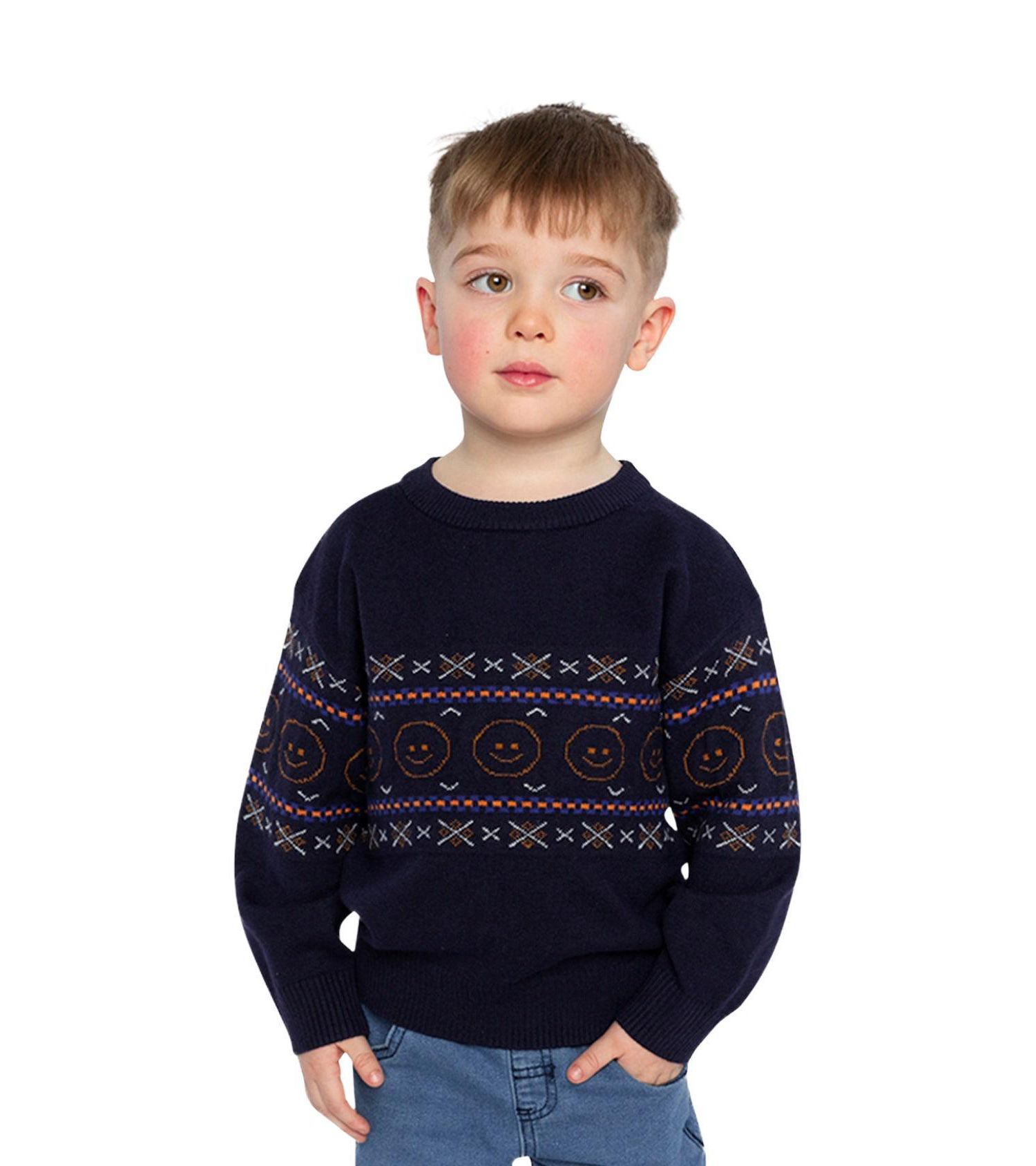 Little Boys (6-12) Jacquard Sweater