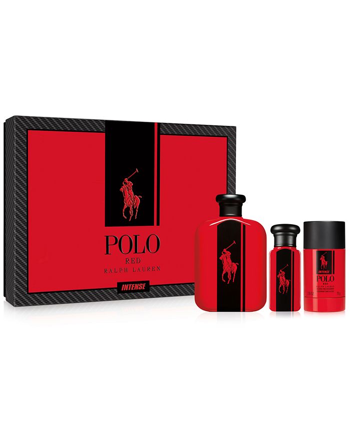 Ralph Lauren 3-Pc. Polo Red Intense Gift Set - Macy's