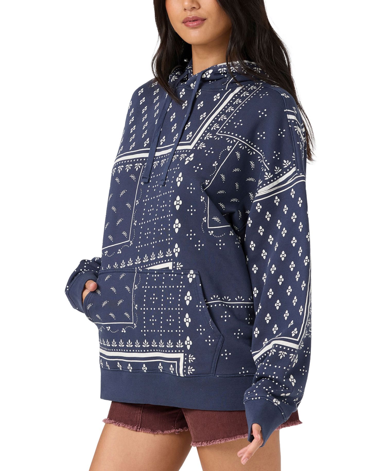 Women's OG Vintage Bandana Printed Hoodie