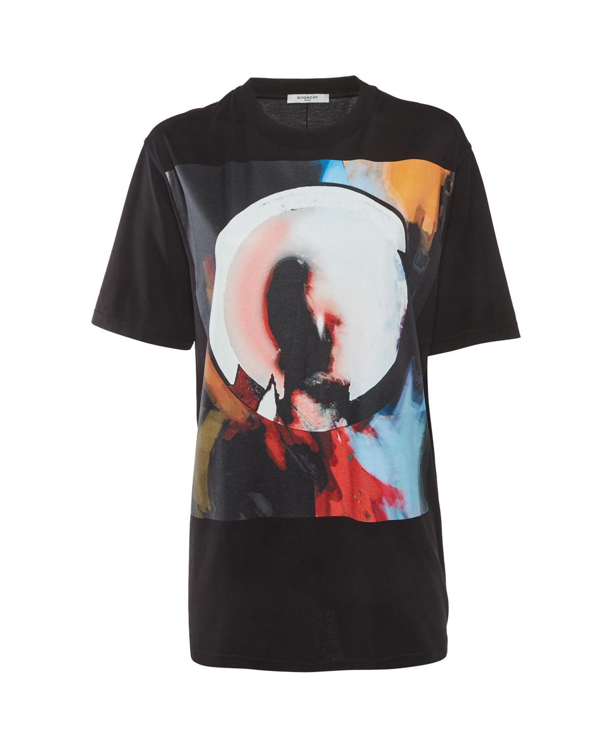 Pre-Owned Givenchy Women's Abstract Graphic Print Jersey T-Shirt