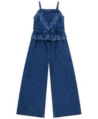 Girls' 5-16 Sleeveless Denim Jumper