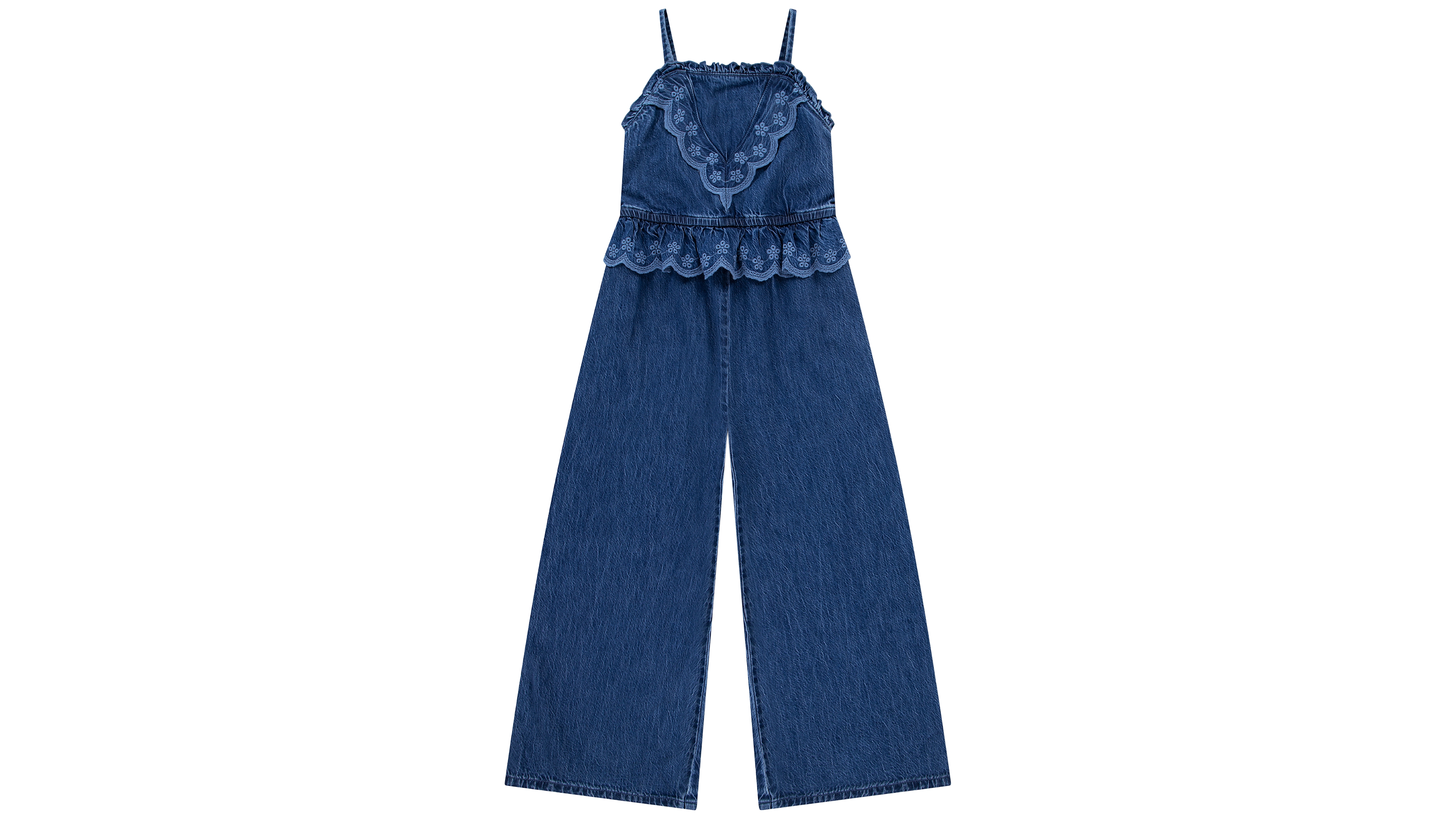 abercrombie kids Girls' 5-16 Sleeveless Denim Jumper